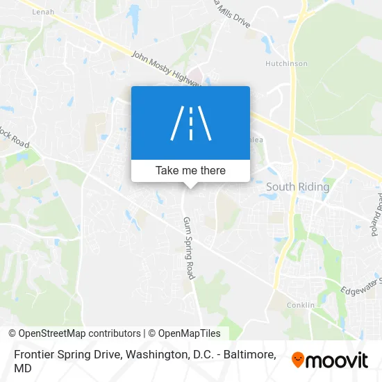 Frontier Spring Drive map