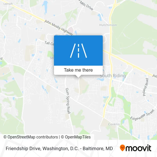 Friendship Drive map