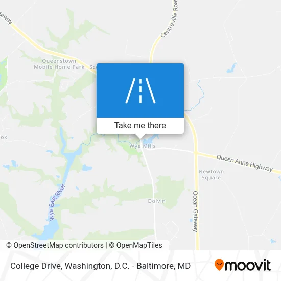 College Drive map