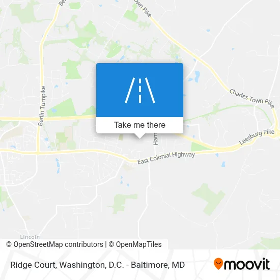 Ridge Court map
