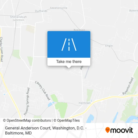 General Anderson Court map