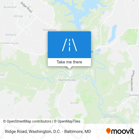 Ridge Road map