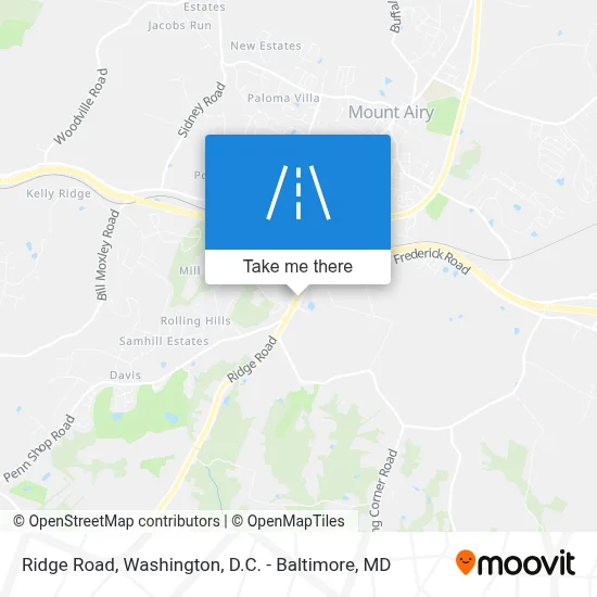 Ridge Road map