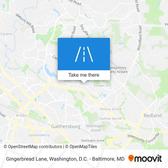 Gingerbread Lane map