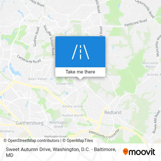 Sweet Autumn Drive map