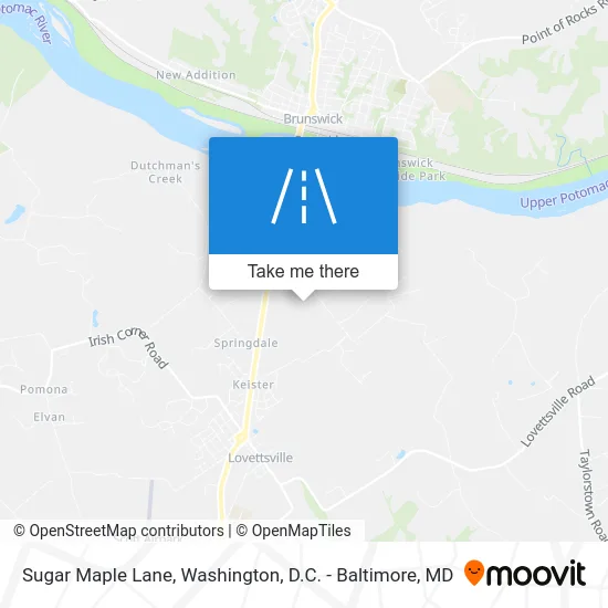 Sugar Maple Lane map