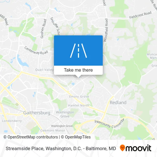 Streamside Place map