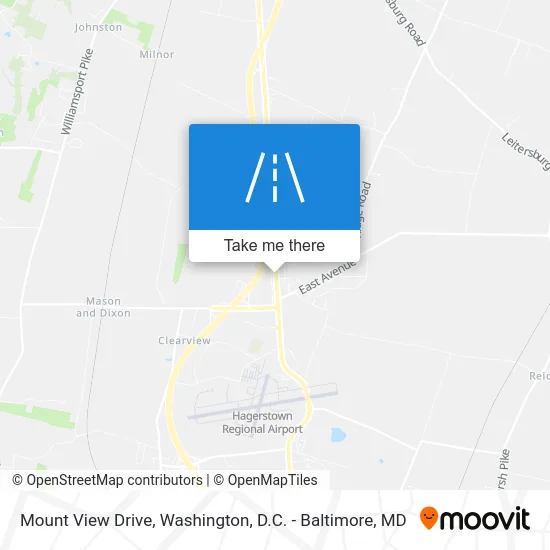 Mount View Drive map