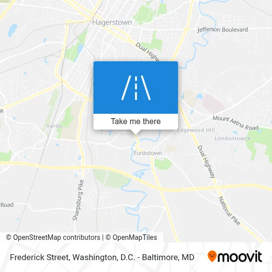 Frederick Street map