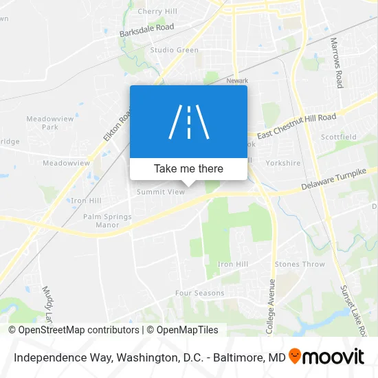 Independence Way map