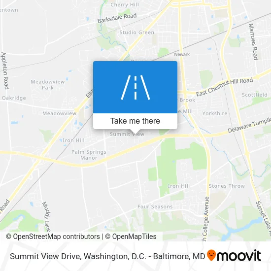 Summit View Drive map