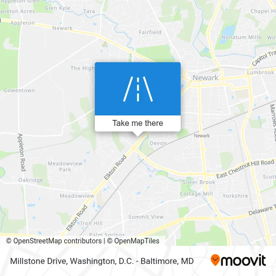 Millstone Drive map