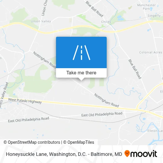 Honeysuckle Lane map