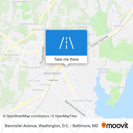 Mapa de Bannister Avenue