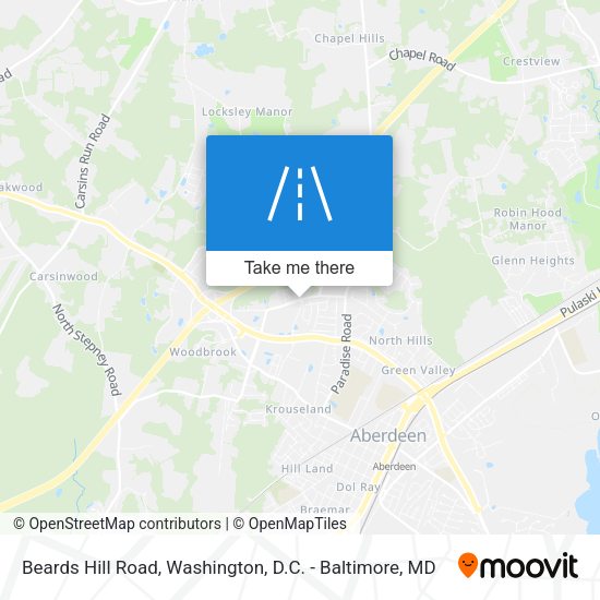 Mapa de Beards Hill Road