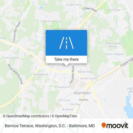 Mapa de Bernice Terrace