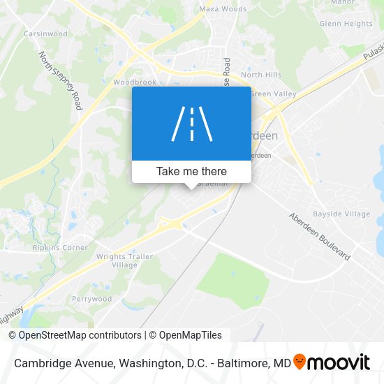 Mapa de Cambridge Avenue