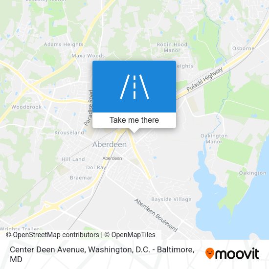 Mapa de Center Deen Avenue