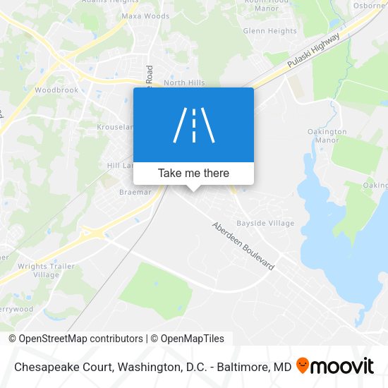 Chesapeake Court map