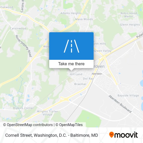 Cornell Street map