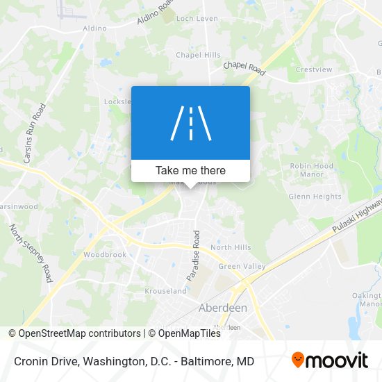 Mapa de Cronin Drive