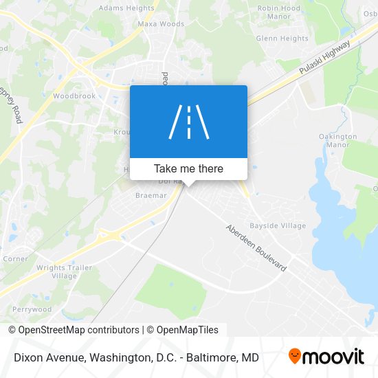 Mapa de Dixon Avenue