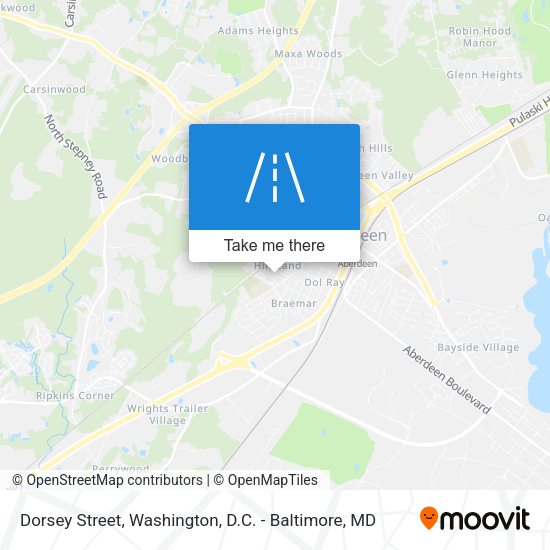 Mapa de Dorsey Street