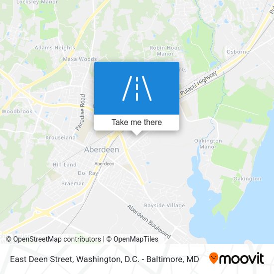 Mapa de East Deen Street