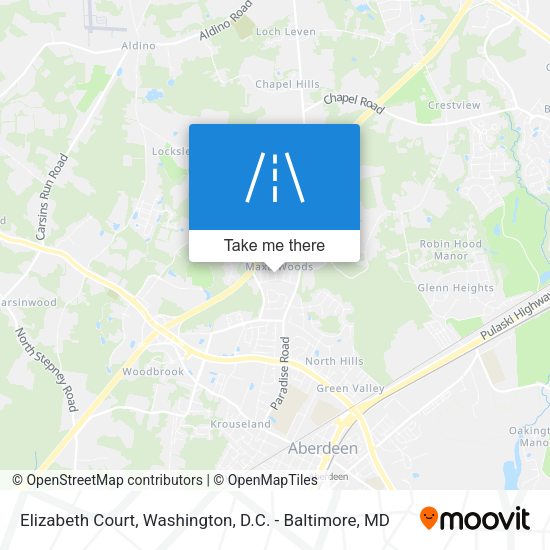 Mapa de Elizabeth Court