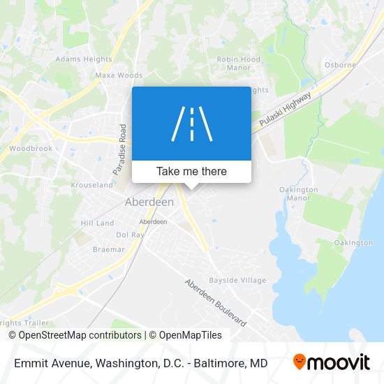Emmit Avenue map