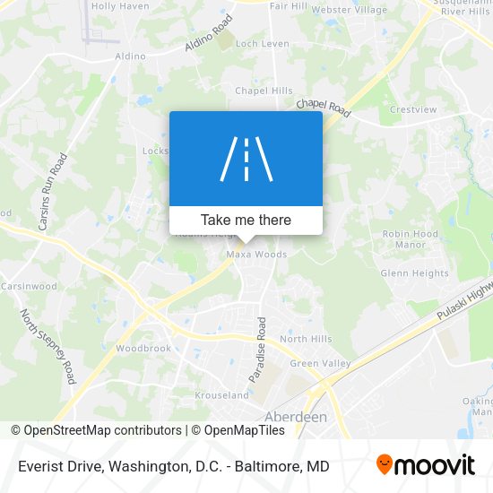 Everist Drive map