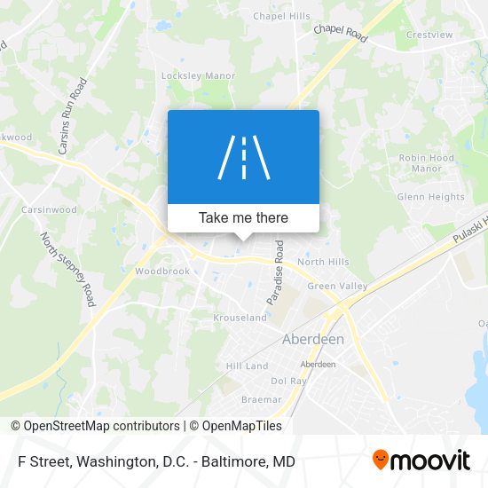 Mapa de F Street