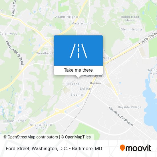 Ford Street map