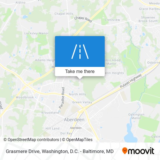 Grasmere Drive map