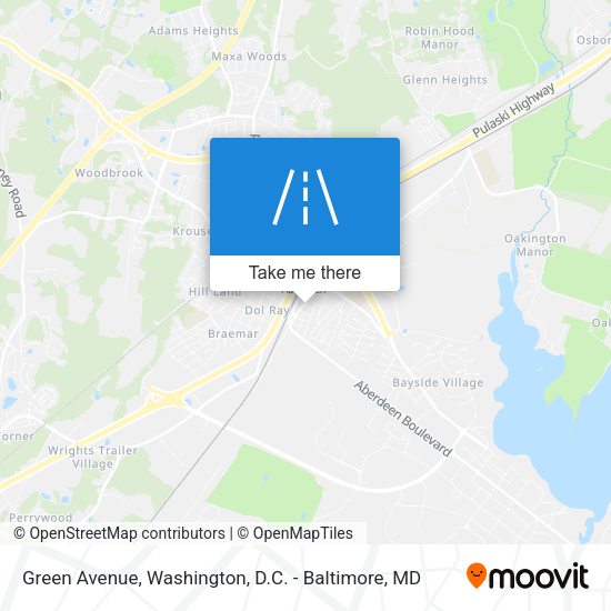 Green Avenue map