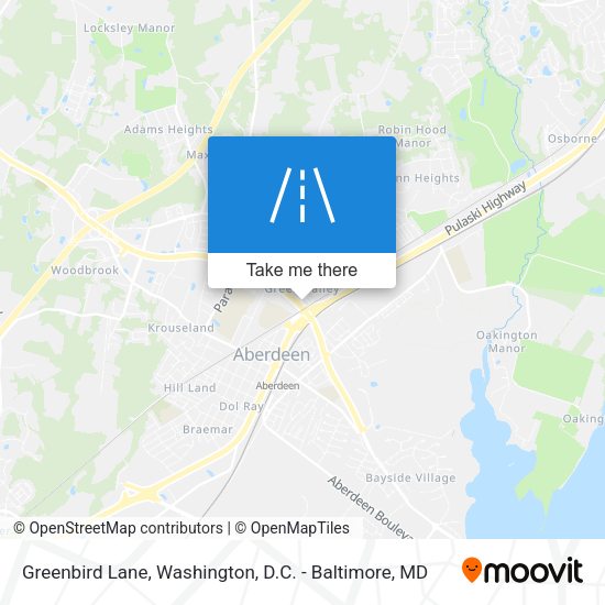 Greenbird Lane map