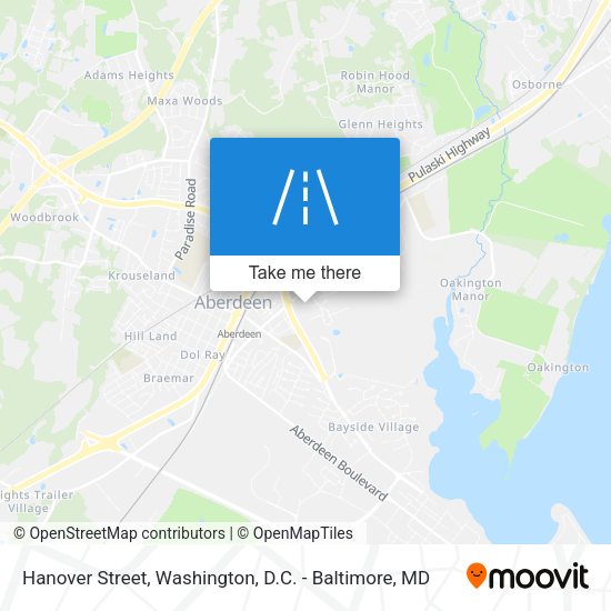 Hanover Street map