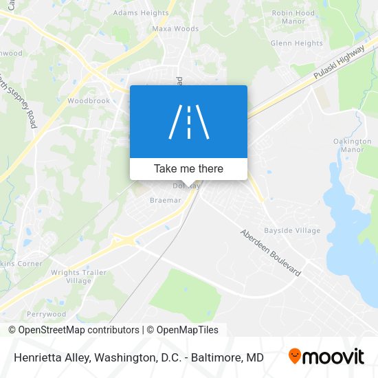 Henrietta Alley map
