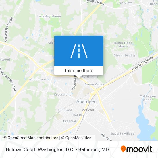 Hillman Court map
