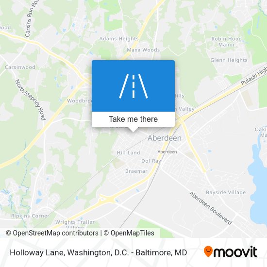 Mapa de Holloway Lane