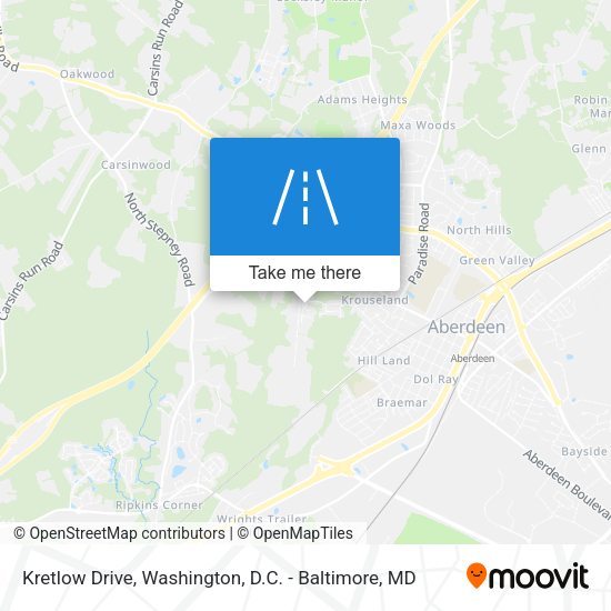 Kretlow Drive map