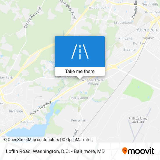 Loflin Road map