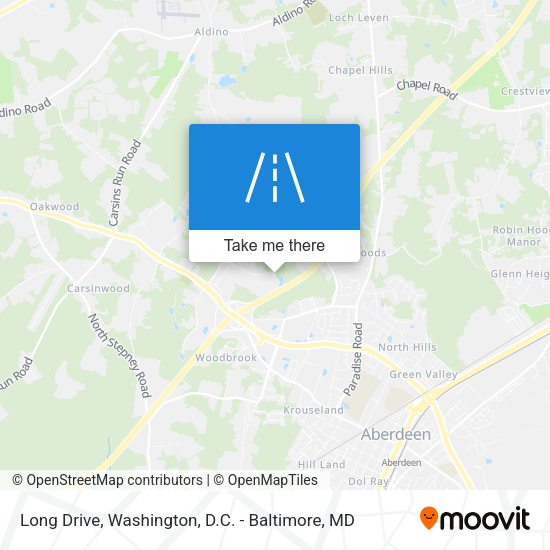 Mapa de Long Drive