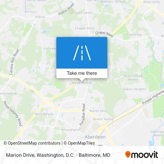 Mapa de Marion Drive