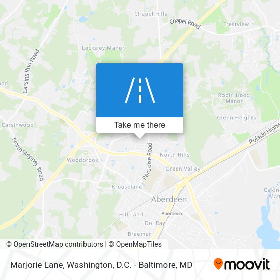 Mapa de Marjorie Lane