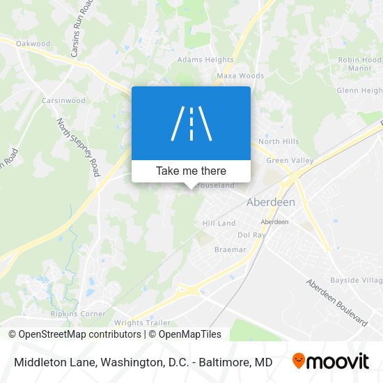Mapa de Middleton Lane