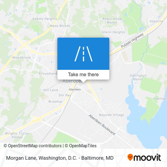 Morgan Lane map