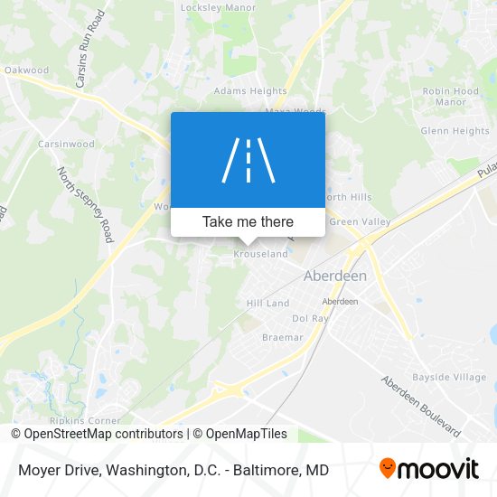 Mapa de Moyer Drive