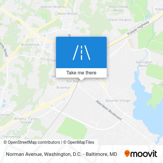 Mapa de Norman Avenue