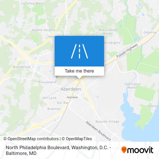 North Philadelphia Boulevard map